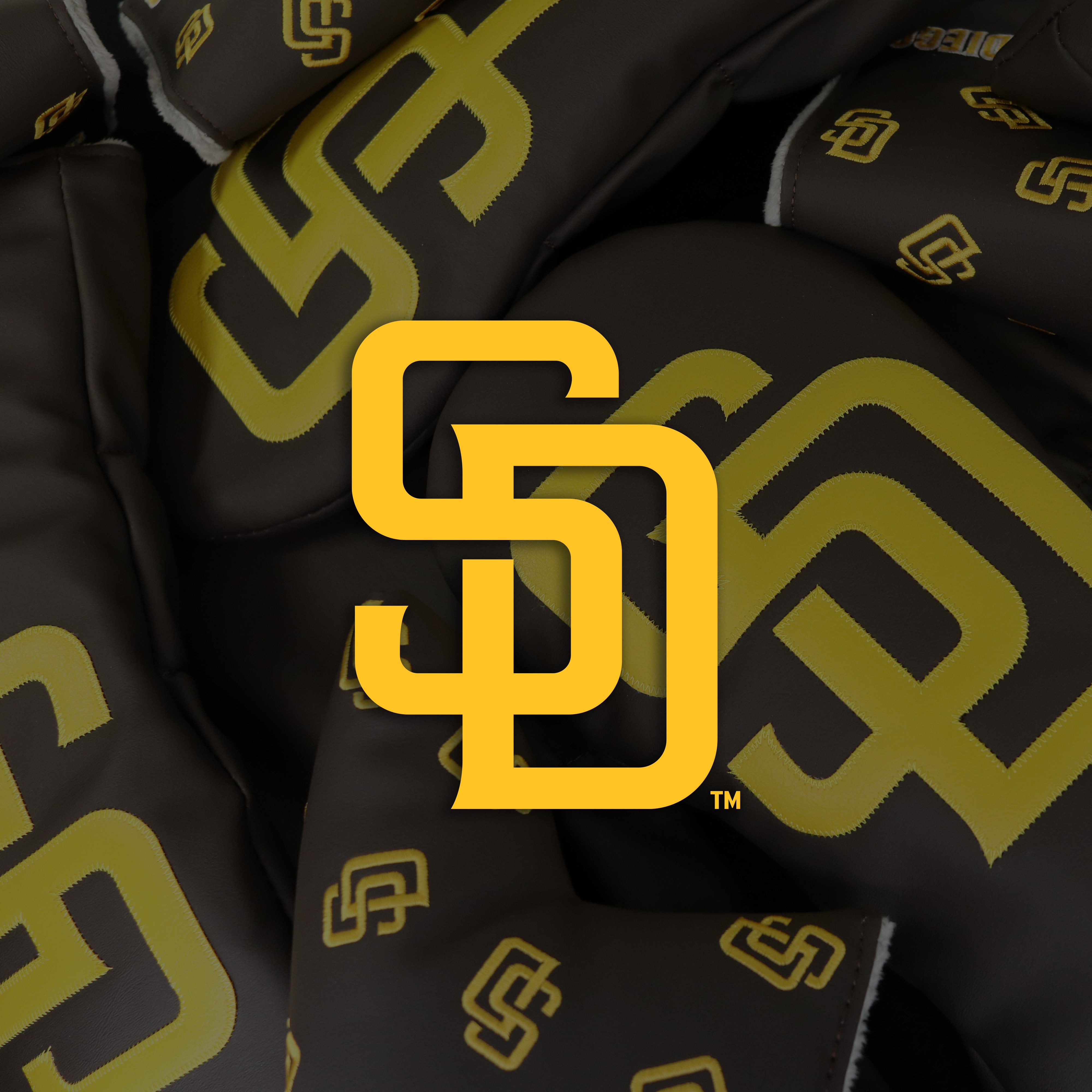 San Diego Padres Studio Pinstripe Driver Cover