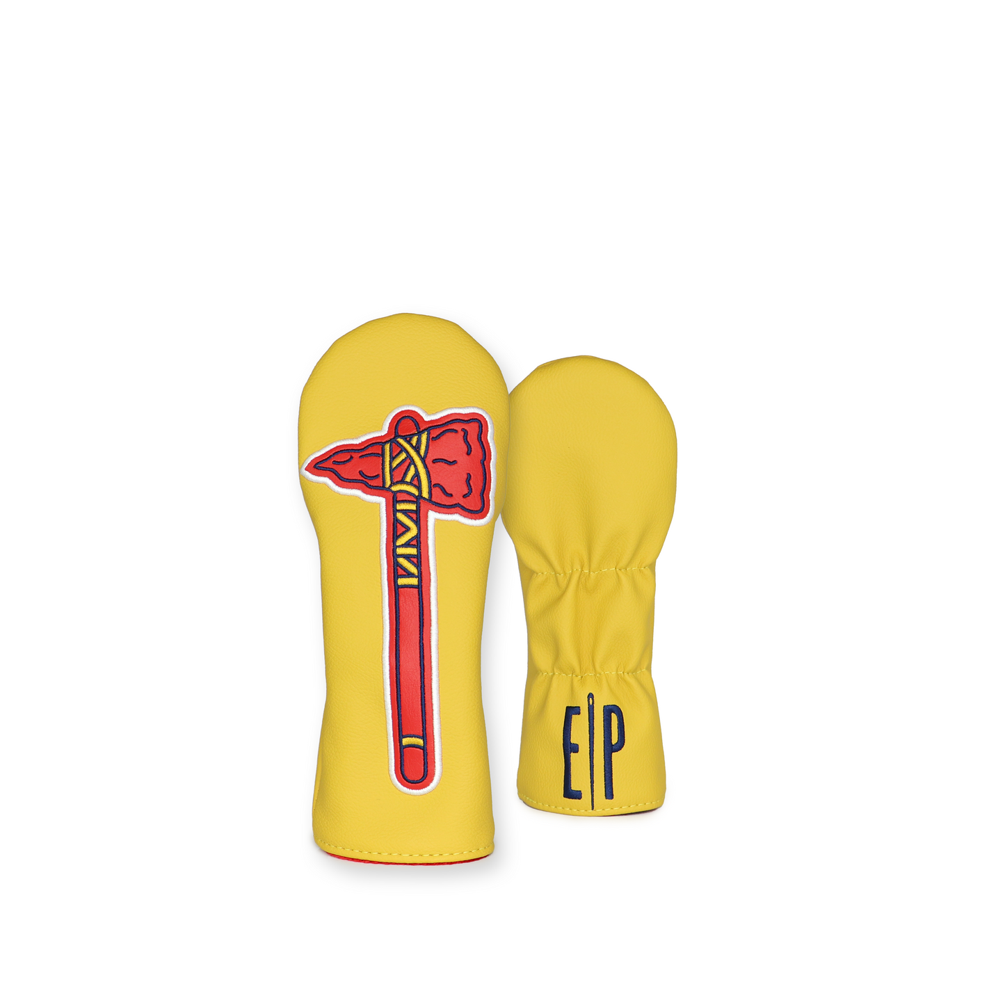 Atlanta Braves Yellow Tomahawk Wood Cover