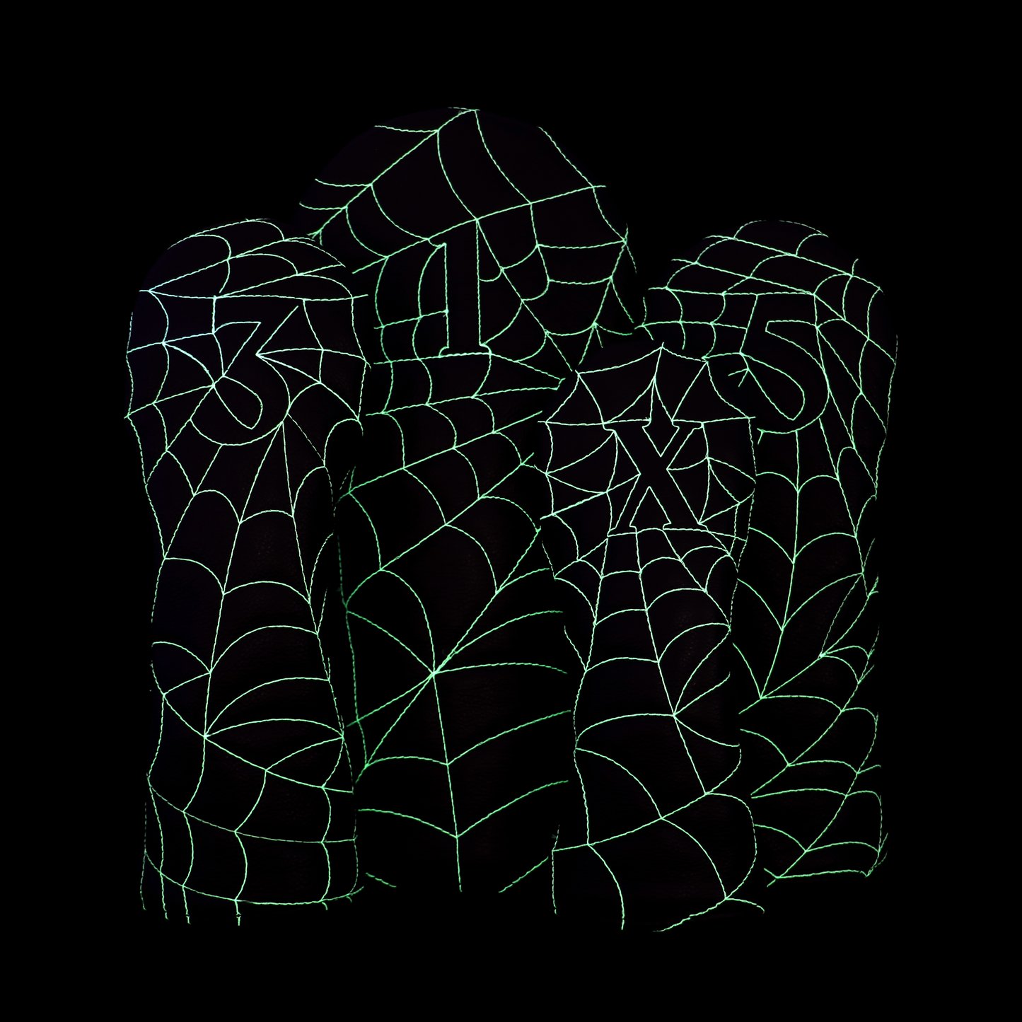 Quilted Spiderweb Wood Covers