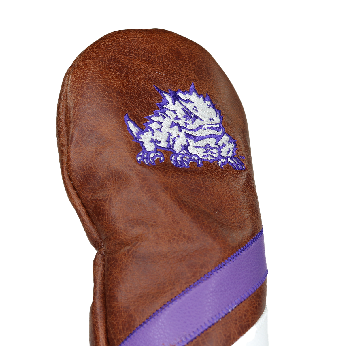 TCU Classic Leather Fairway Wood Cover
