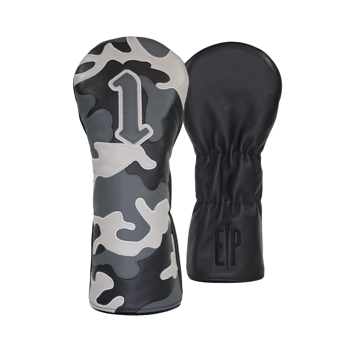 Black and Grey Camo Wood Covers