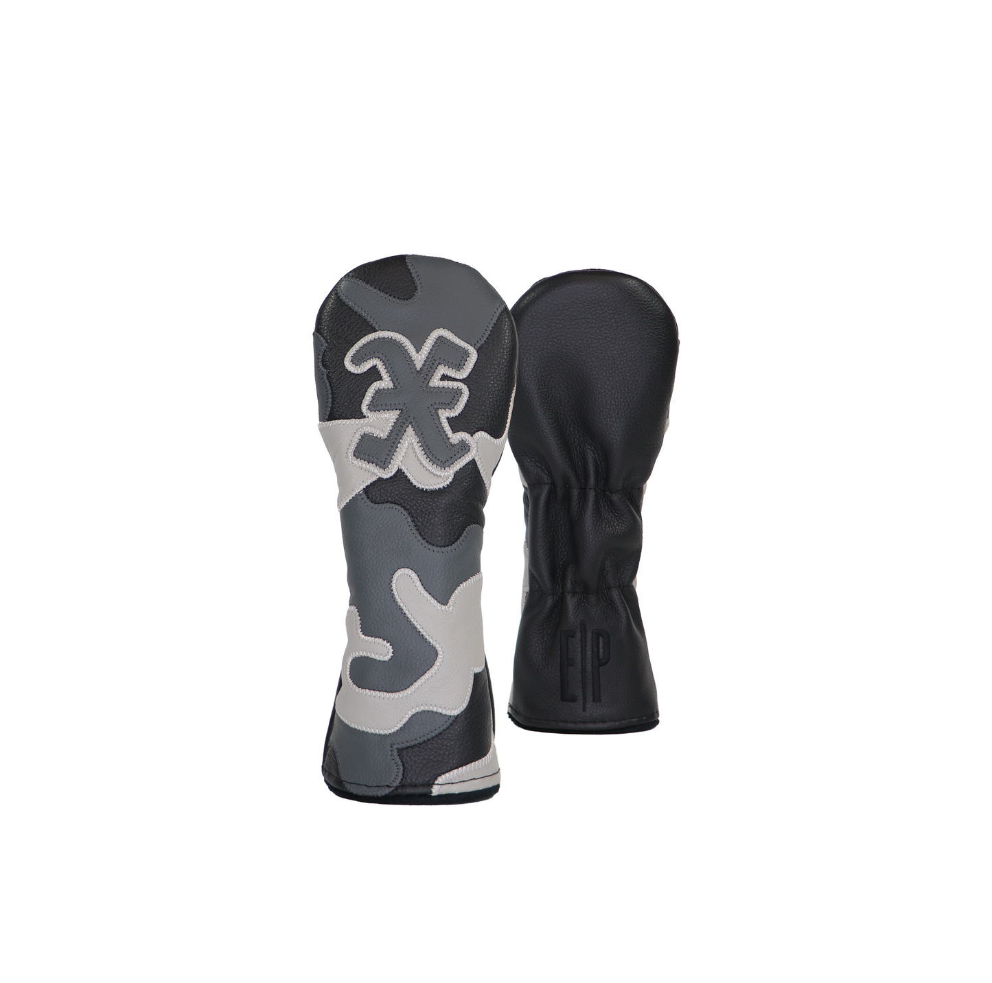 Black and Grey Camo Wood Covers