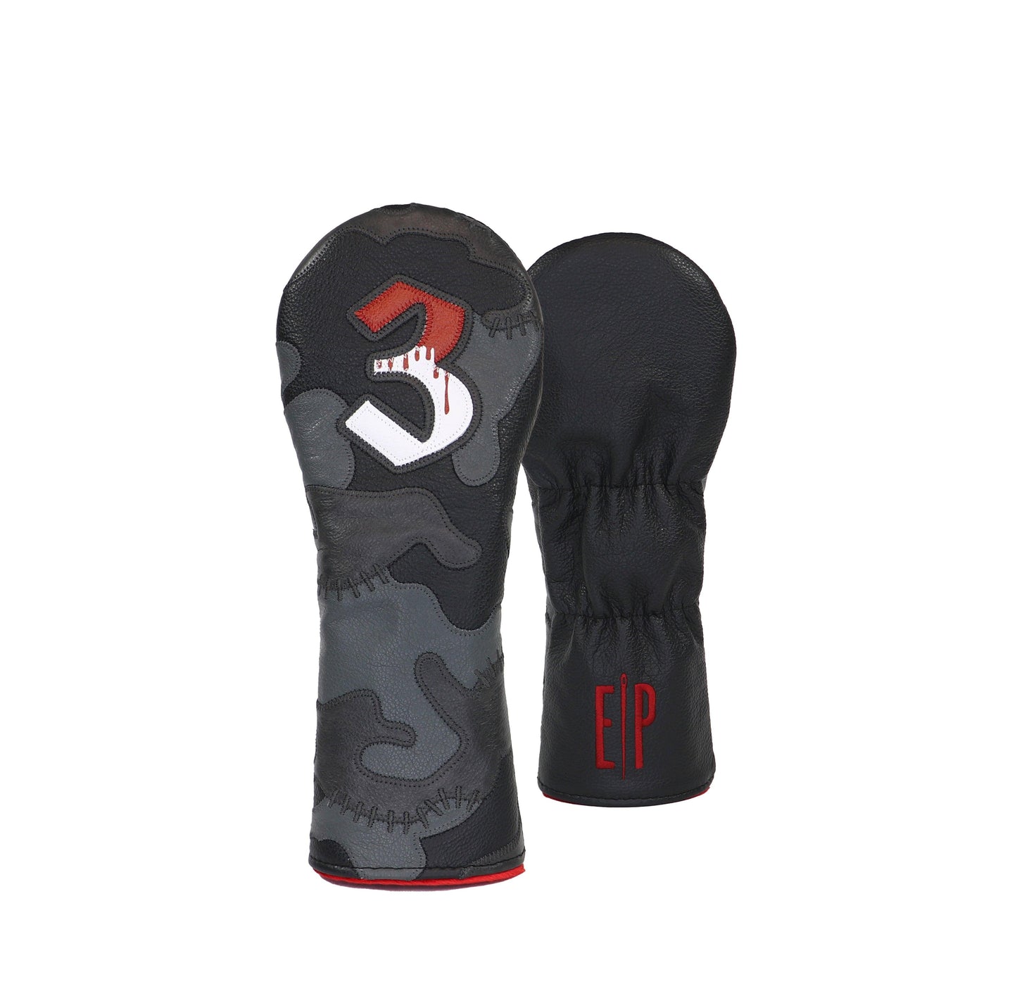 FrankenCamo Blood Wood Covers - EP Headcovers