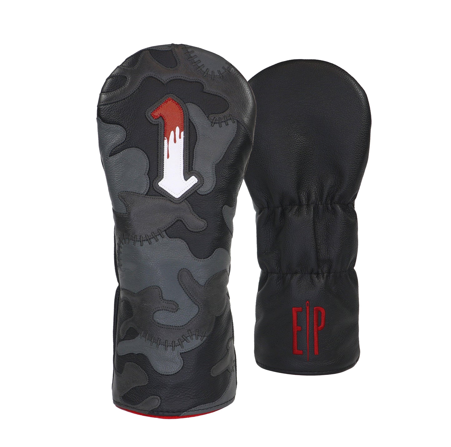 FrankenCamo Blood Wood Covers - EP Headcovers