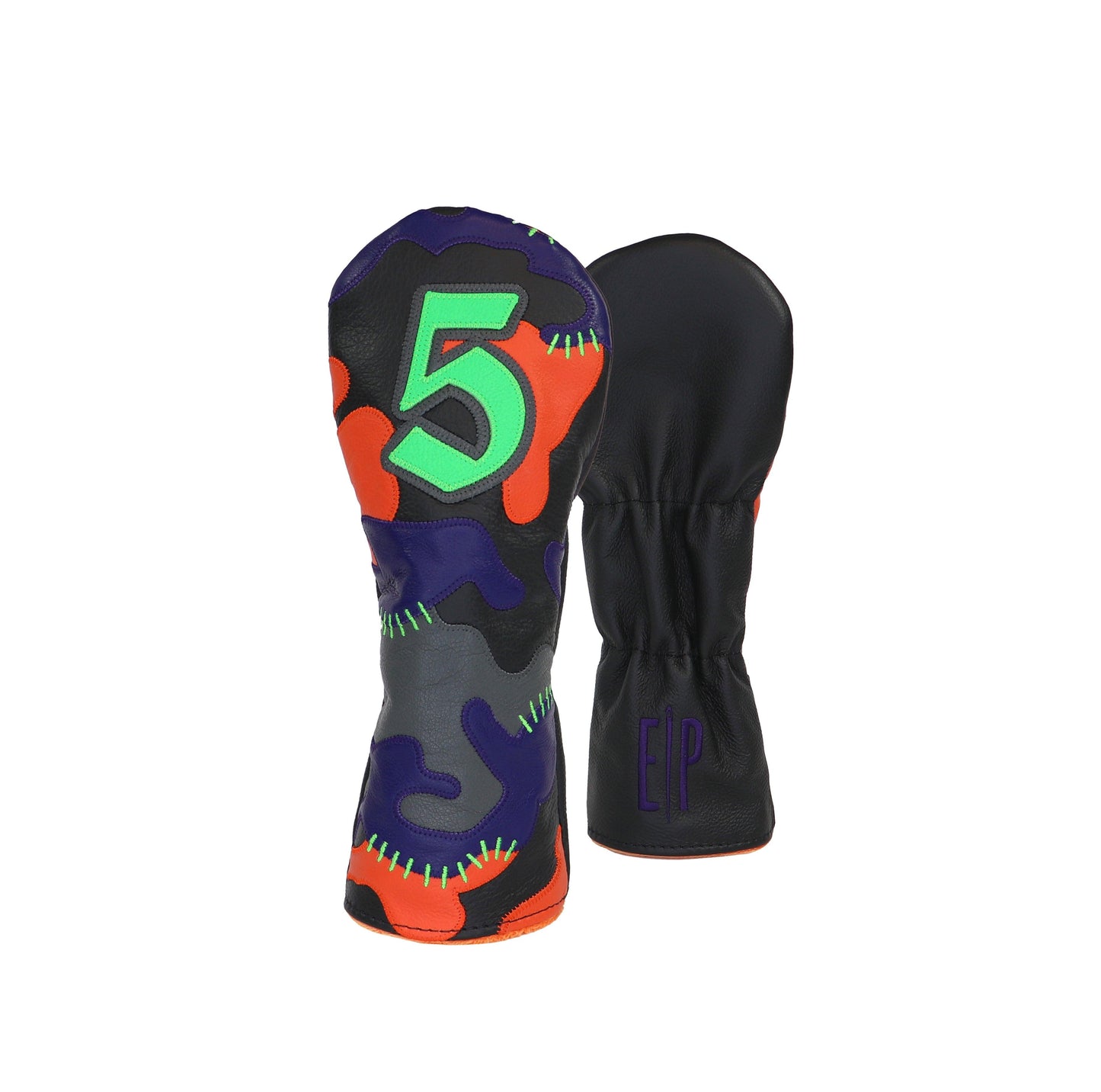 Halloween FrankenCamo Wood Covers - EP Headcovers