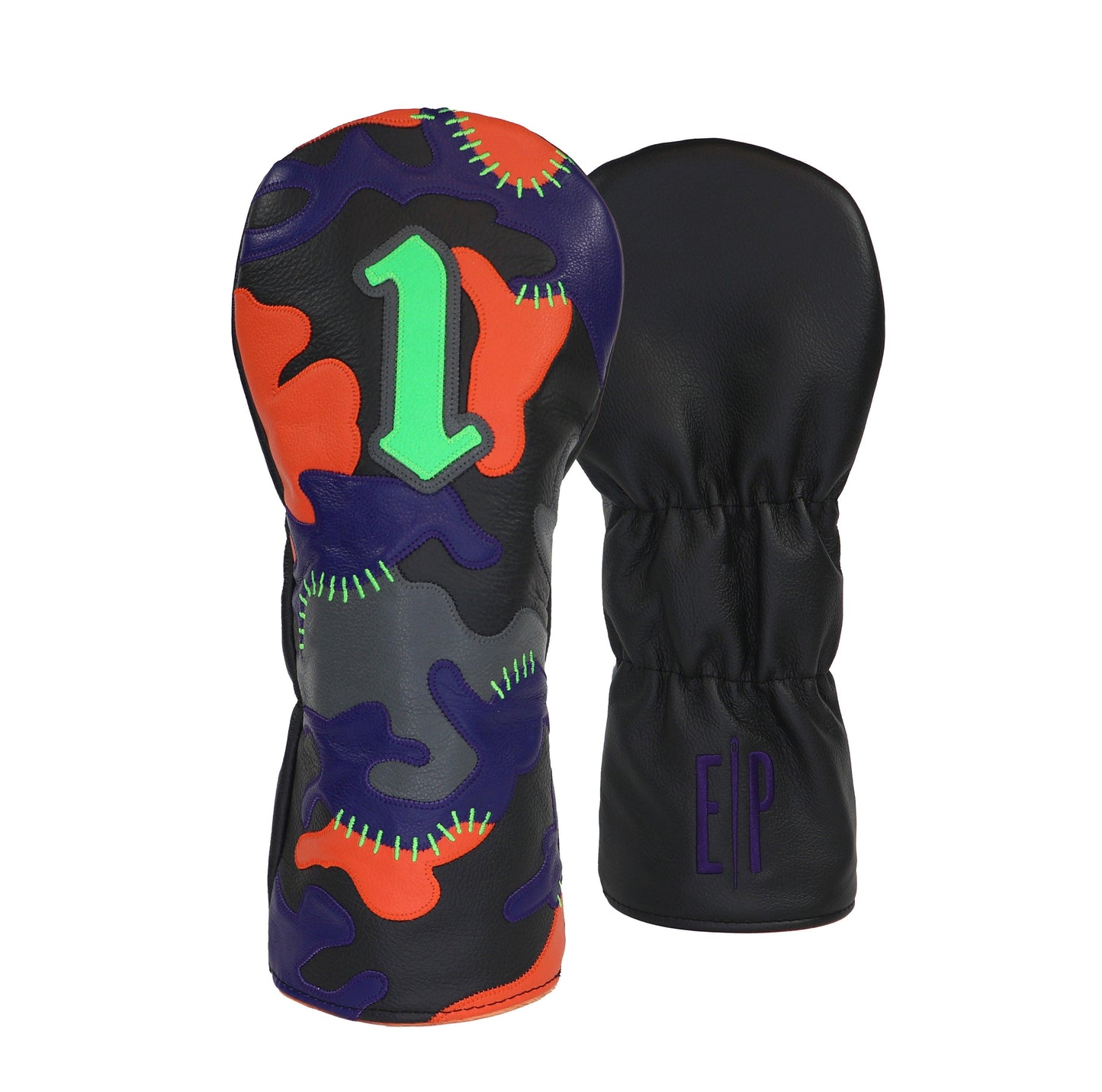 Halloween FrankenCamo Wood Covers - EP Headcovers