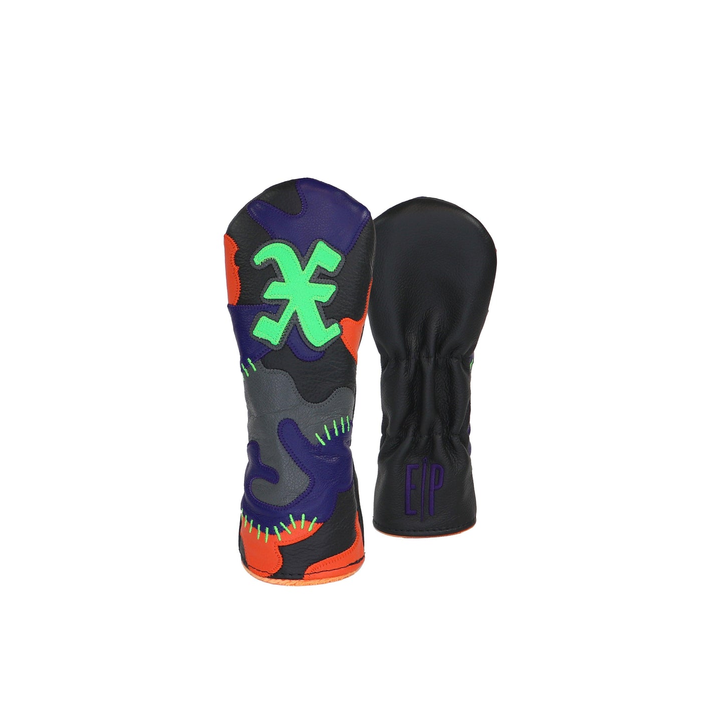 Halloween FrankenCamo Wood Covers - EP Headcovers