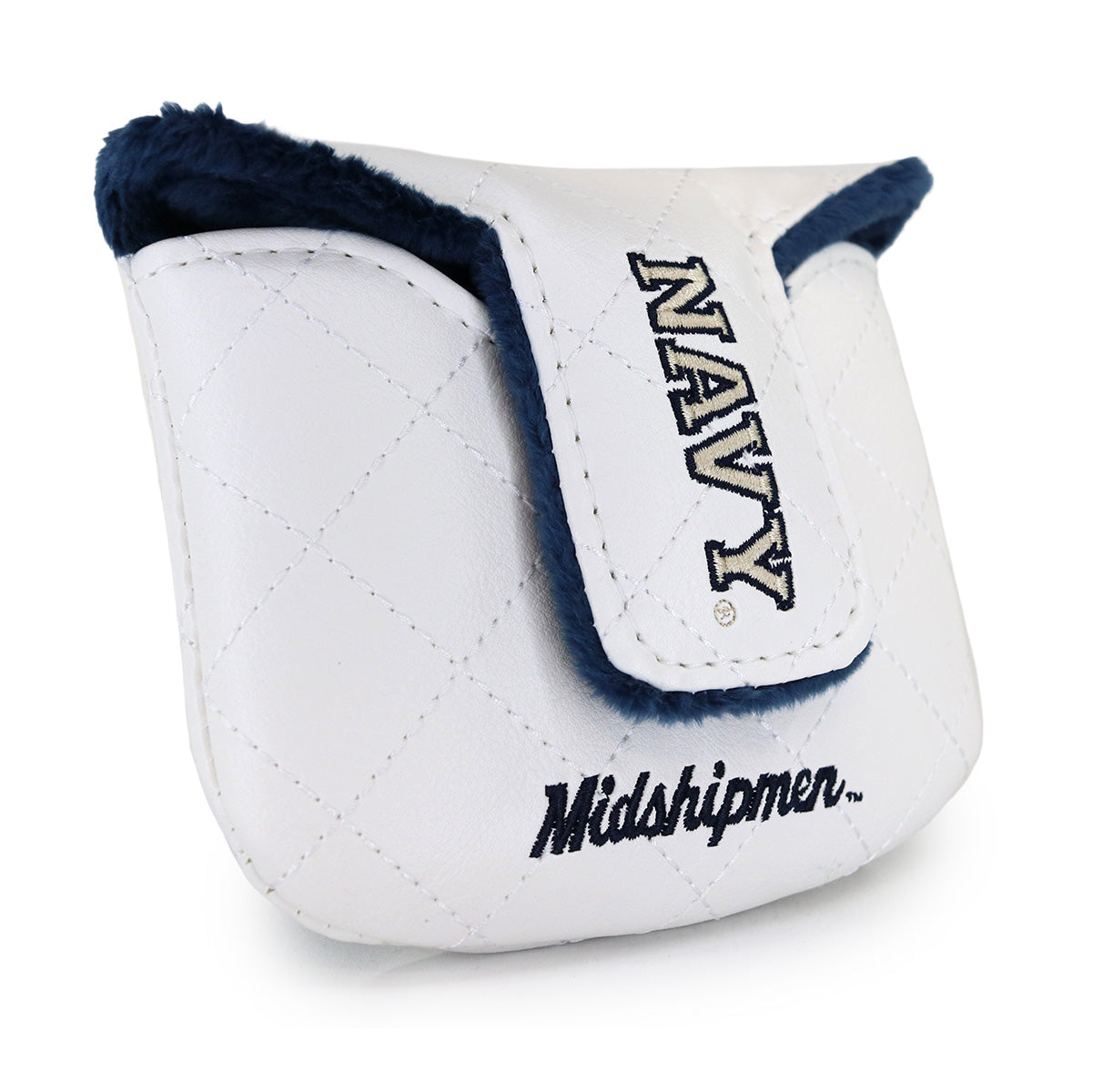 Naval Academy Diamond Stitch Mallet Cover