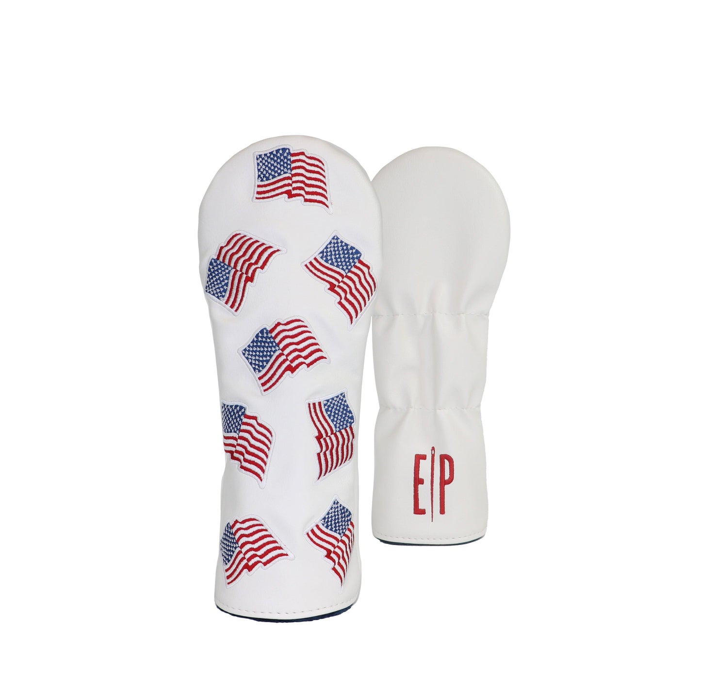 White USA Flags Cover - EP Headcovers