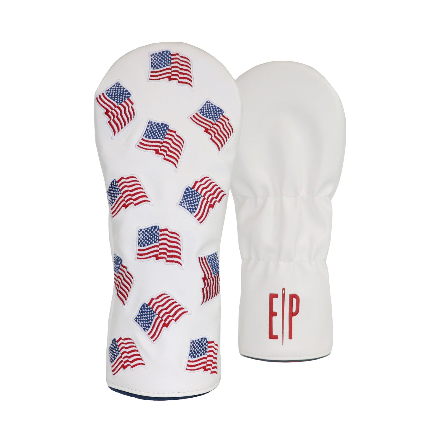 White USA Flags Cover - EP Headcovers