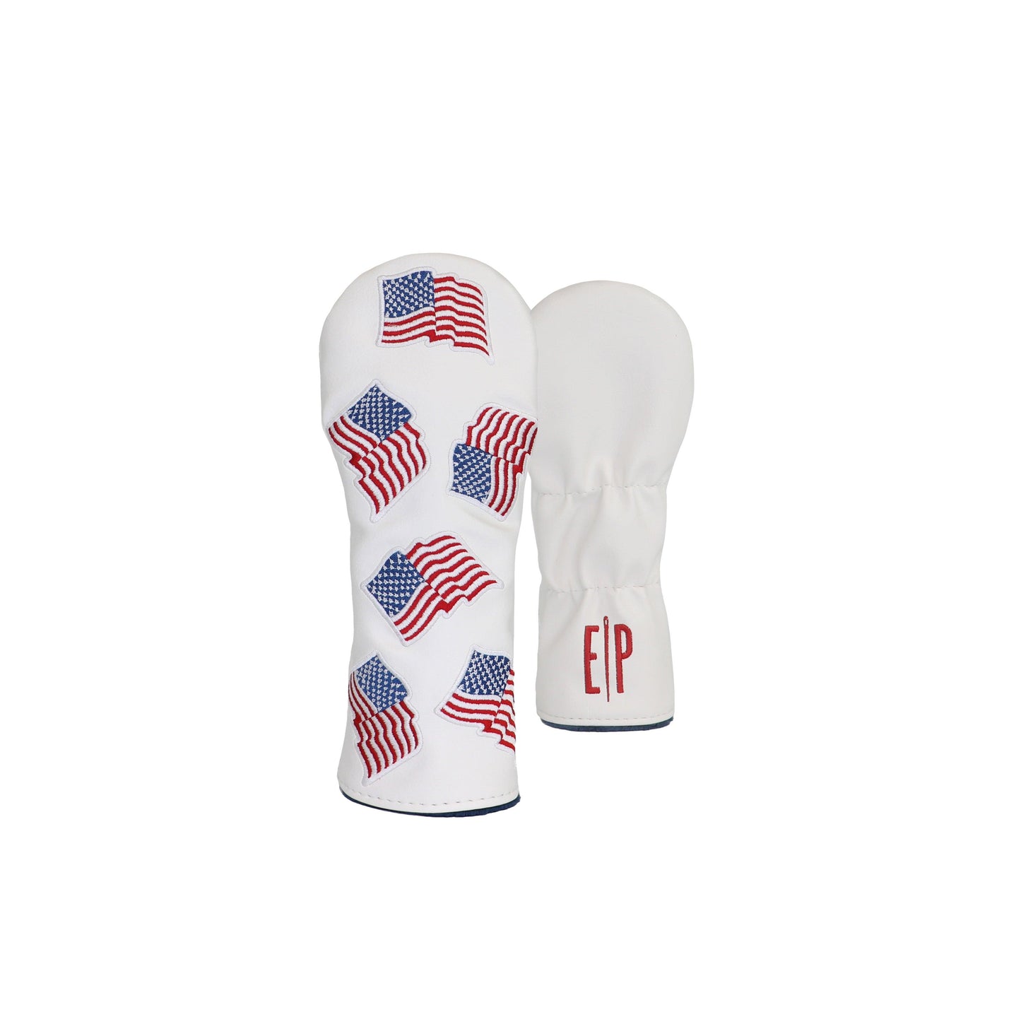 White USA Flags Cover - EP Headcovers