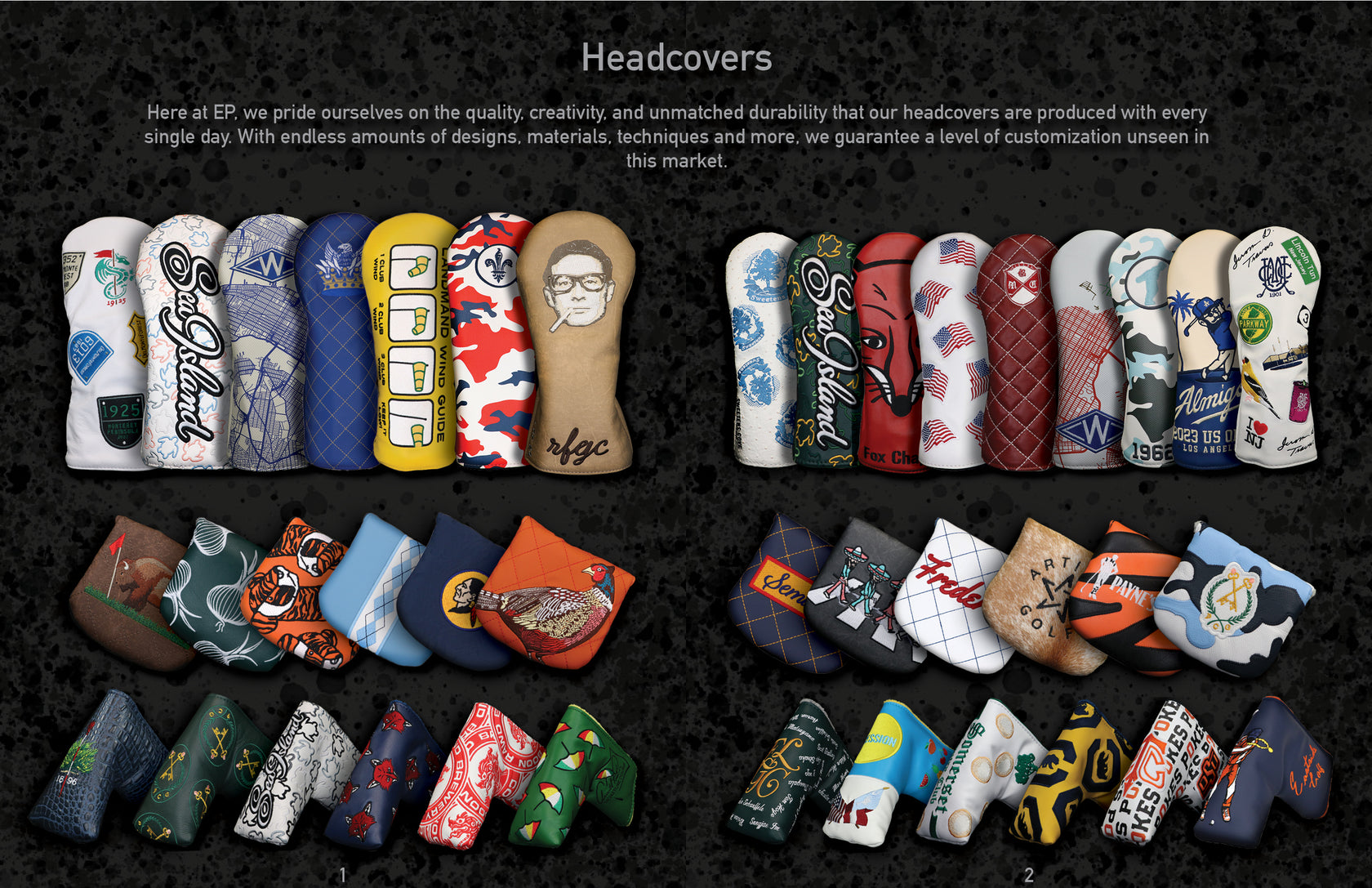 Wholesale Catalog EP Headcovers