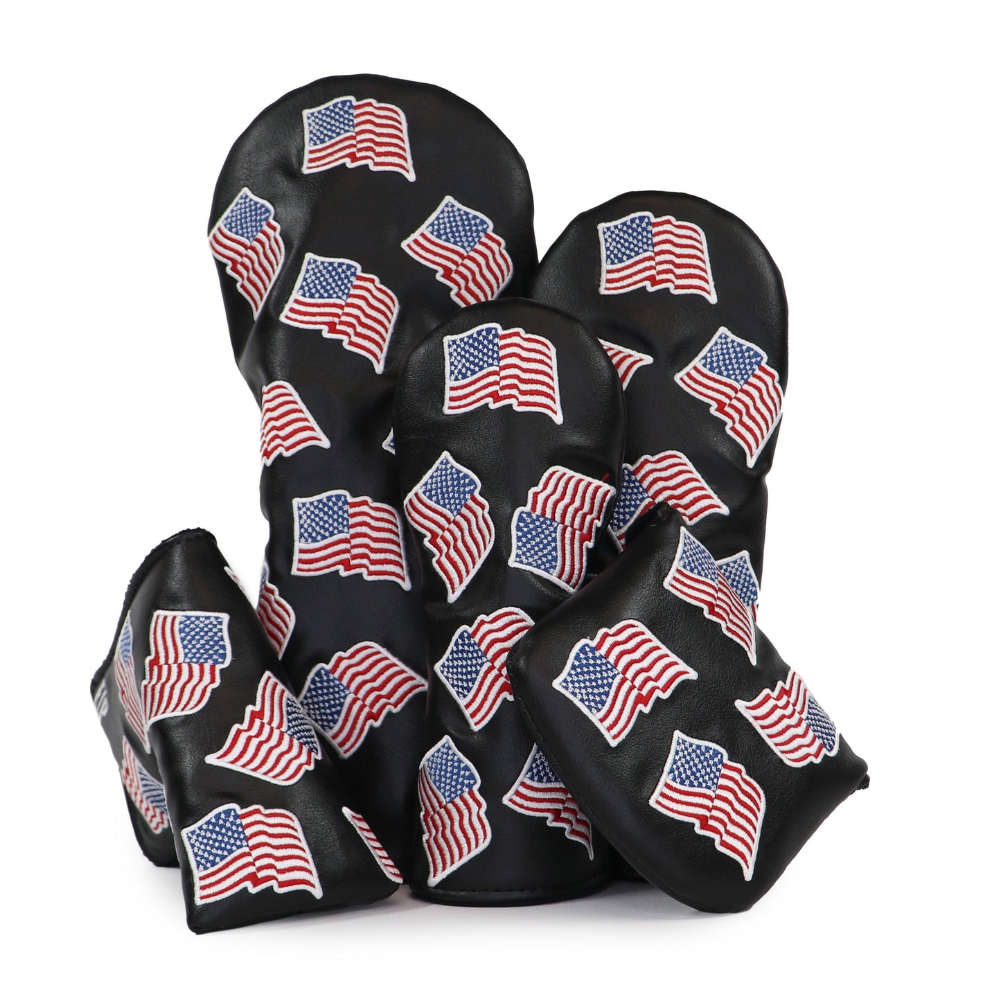 Black USA Flags Cover - EP Headcovers