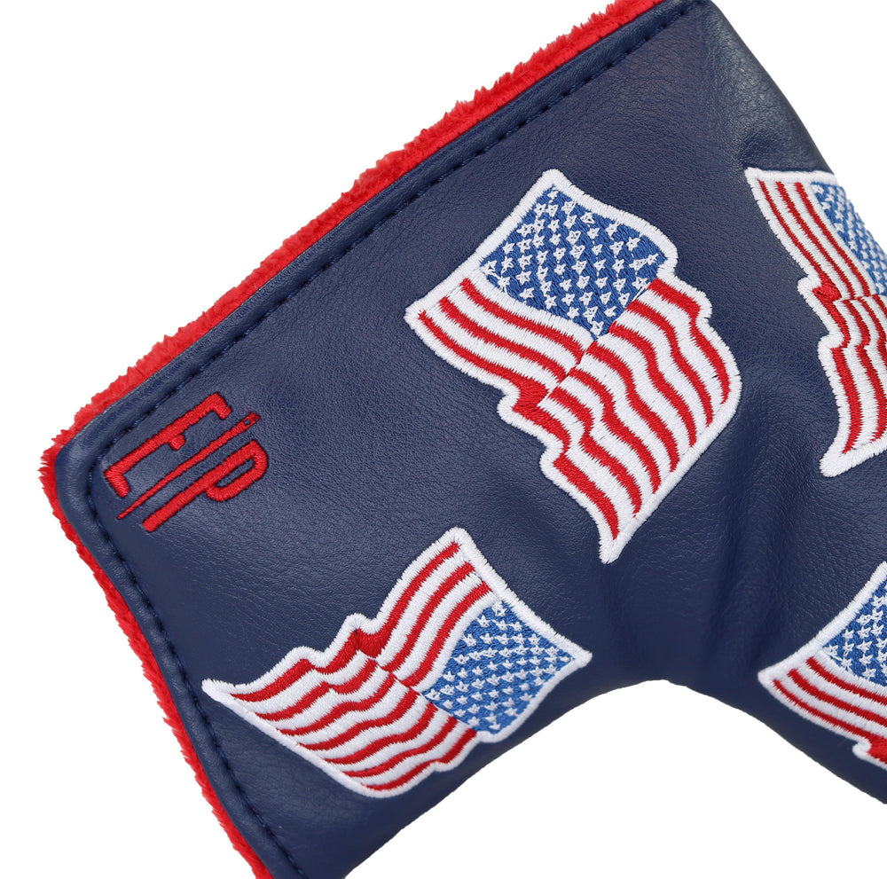 
                  
                    Navy Blue USA Flags Cover - EP Headcovers
                  
                