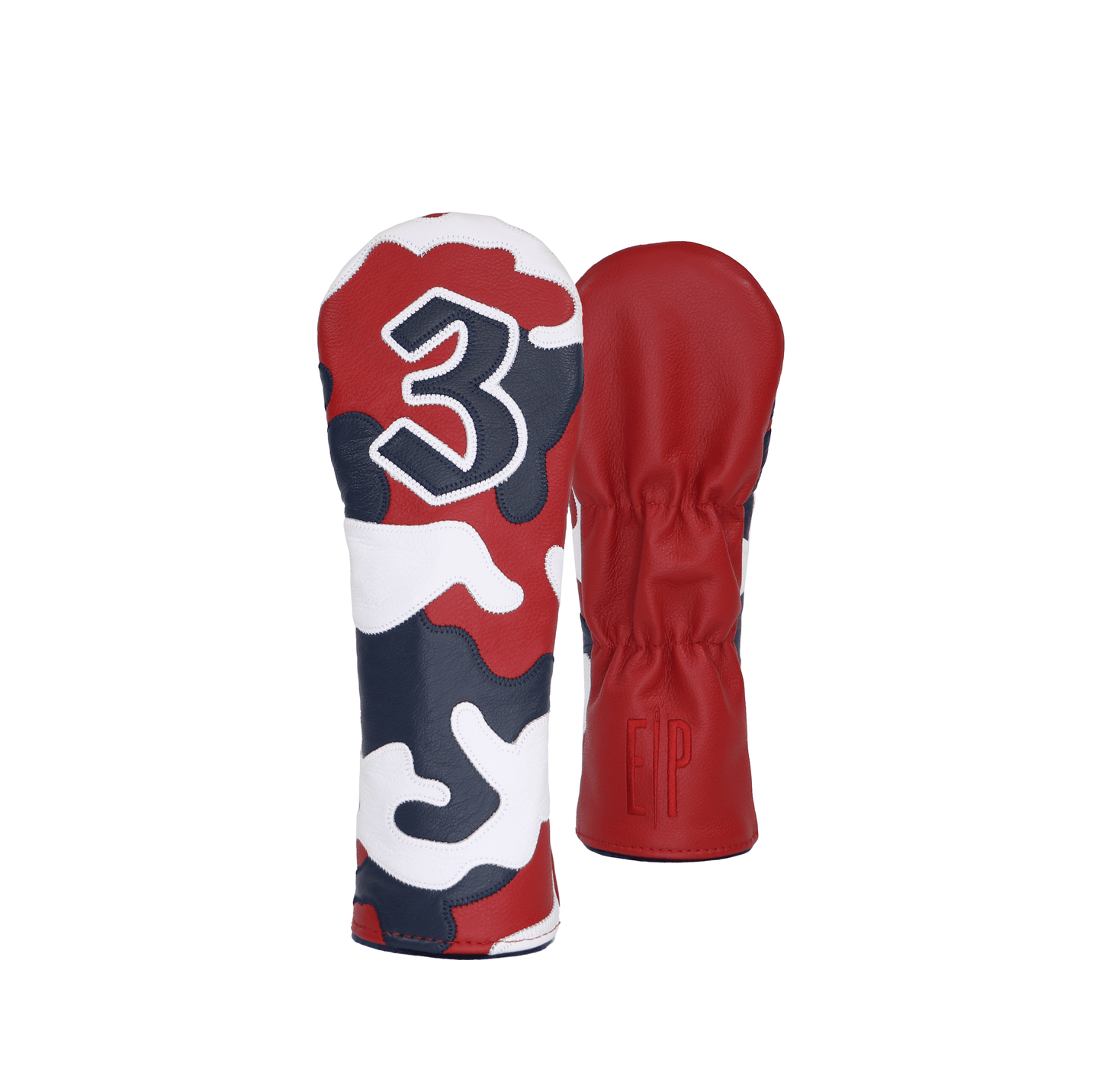 
                  
                    Red, White and Blue Camo Wood Cover - EP Headcovers
                  
                