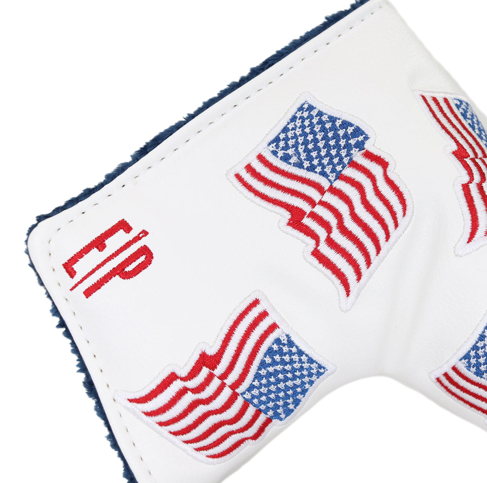 
                  
                    White USA Flags Cover - EP Headcovers
                  
                